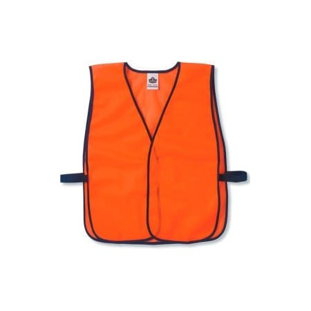 Ergodyne Ergodyne GloWear 8010HL Non-Certified Economy Vest, Orange, One Size 20010
